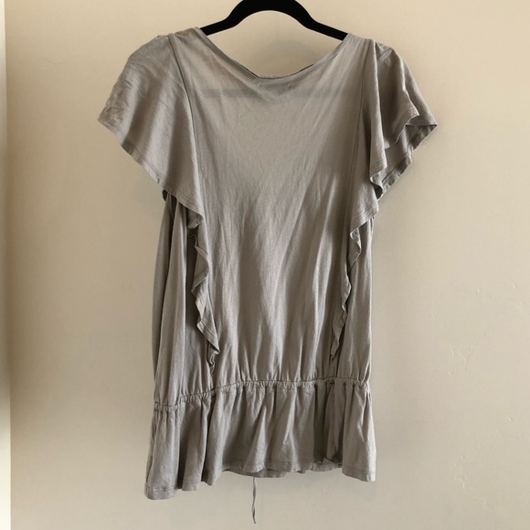 Ruffled, Tie-Waist Top - Picture 3 of 3